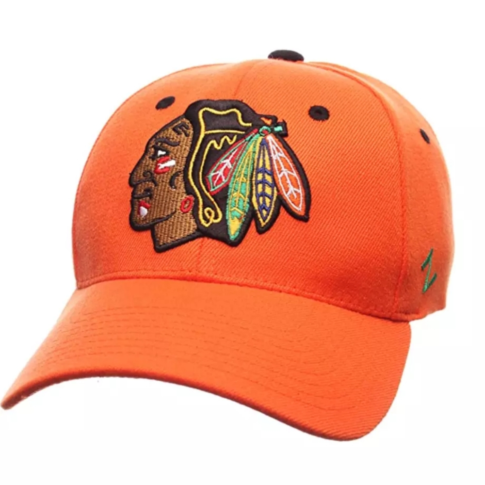 NHL Chicago Blackjacks Fitted Breakaway Hat Cap